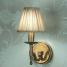 Stanford Wall Lamp with shade in brass colour